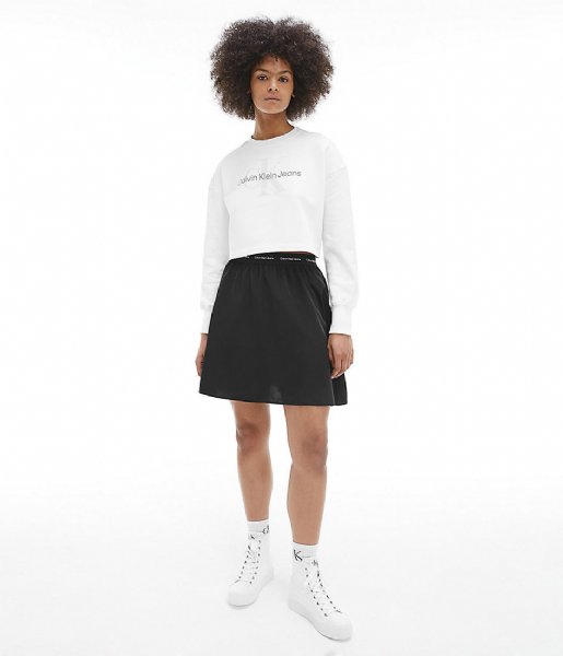 Calvin Klein  Vulcanized Flatform Mid Cut Bright White (YAF)