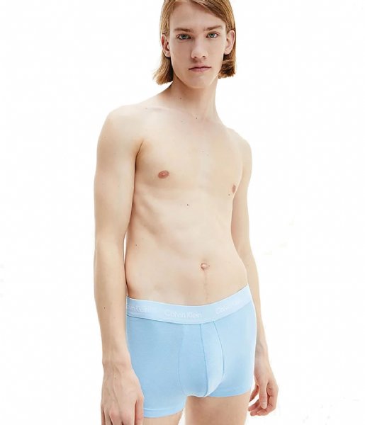 Calvin Klein Boxershort Low Rise Trunk 3pk Hydrangea Blue/Stripe/Purple Fuss (K7P) Calvin Klein Boxershort Low Rise Trunk 3pk Hydrangea Blue/Stripe/Purple Fuss (K7P)