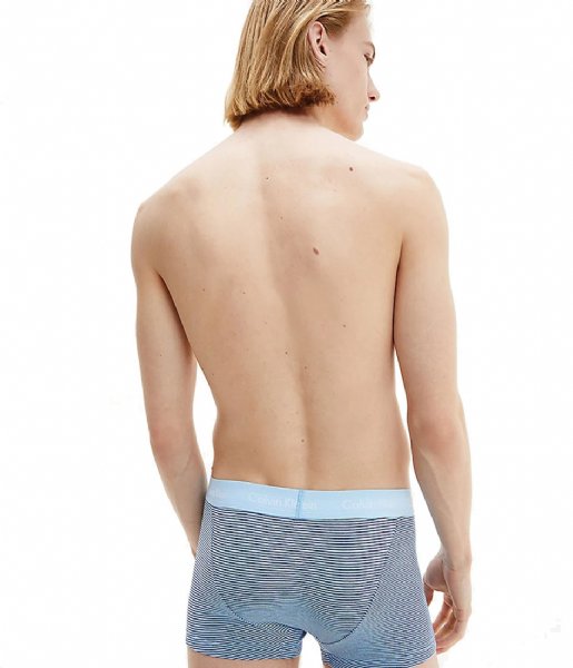 Calvin Klein Boxershort Low Rise Trunk 3pk Hydrangea Blue/Stripe/Purple Fuss (K7P) Calvin Klein Boxershort Low Rise Trunk 3pk Hydrangea Blue/Stripe/Purple Fuss (K7P)
