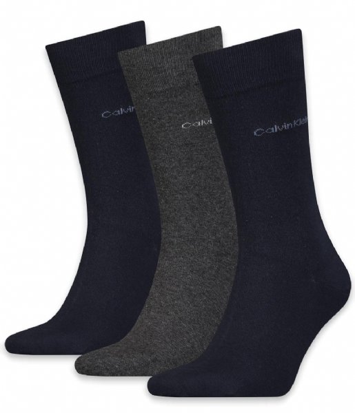 Calvin Klein Sokken Men Sock 3P Dark Grey Combo (006)