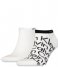 Calvin KleinMen Sneaker 2P All Over Print 2-Pack White (002)