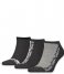 Calvin Klein Sokken Men Sneaker 3P Athleisure Dark Grey Melange (003)