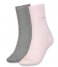 Calvin KleinWomen Sock 2P Pink Combo (003)
