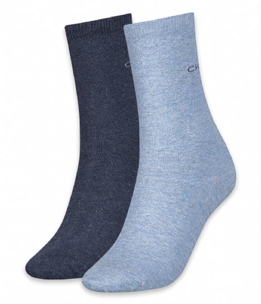 Calvin Klein Sokken Women Sock 2P Denim Blue (005)