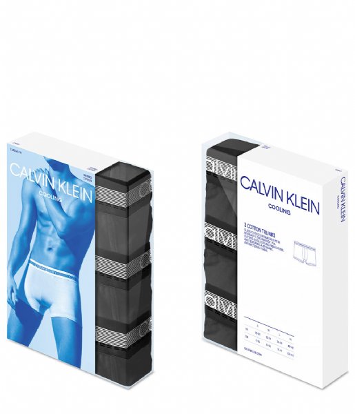 Calvin Klein  Trunk 3-Pack Black (001)