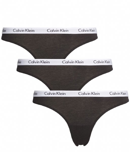 Calvin Klein slip Thong 3P Black (001) Calvin Klein slip Thong 3P Black (001)