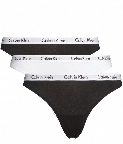 Calvin Klein slip Thong 3P Black/White/Black (WZB) Calvin Klein slip Thong 3P Black/White/Black (WZB)