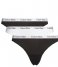 Calvin Klein slip Thong 3P Black/White/Black (WZB) Calvin Klein slip Thong 3P Black/White/Black (WZB)
