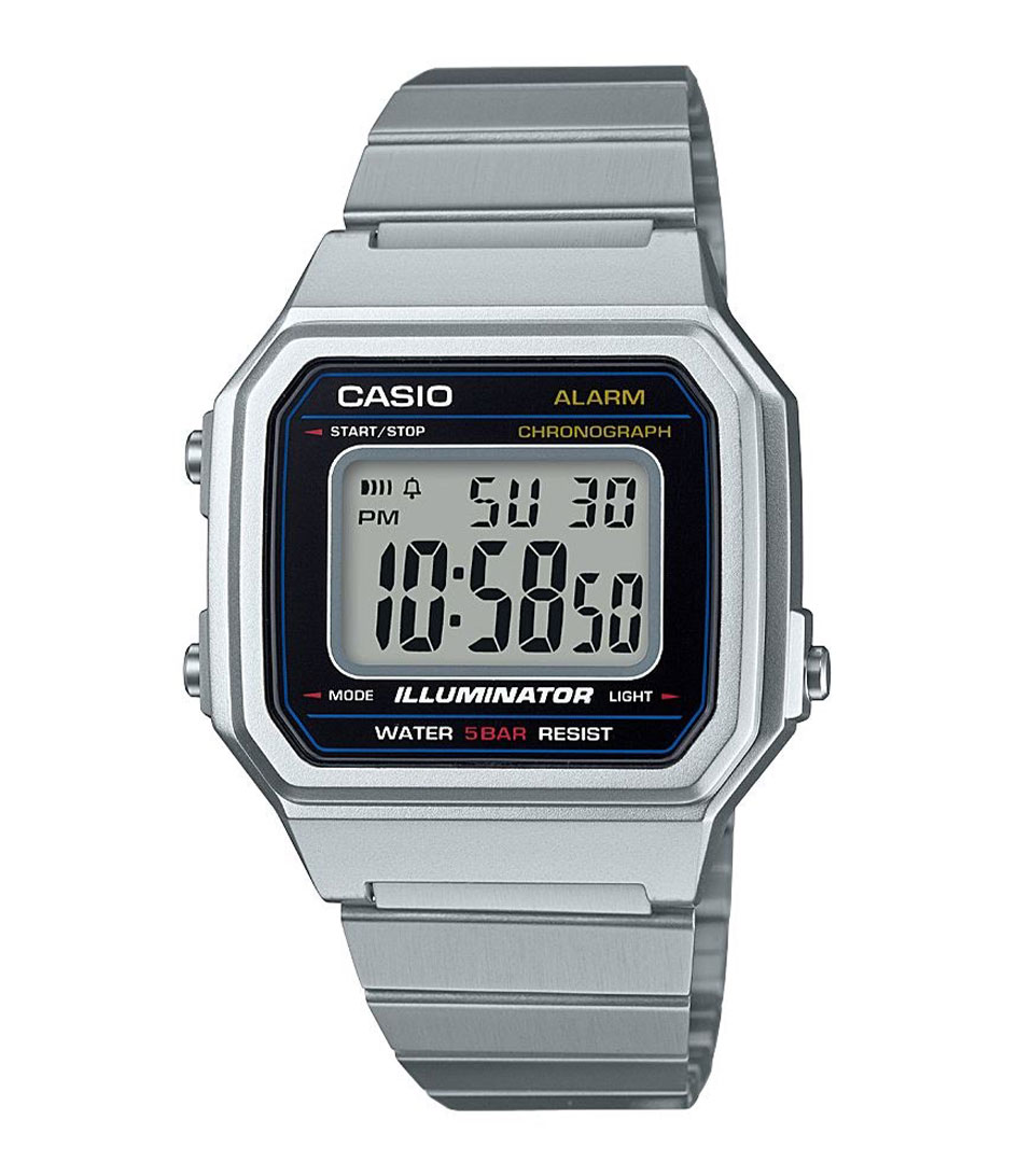 Casio Horloges Vintage Edgy B650WD 1AEF Zilverkleurig online kopen