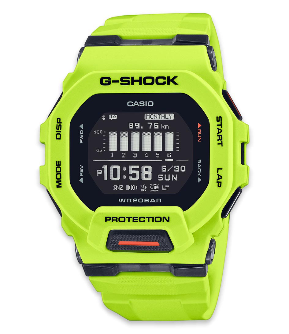 G-SHOCK G Shock Horloges G Squad GBD 200 9ER Geel online kopen