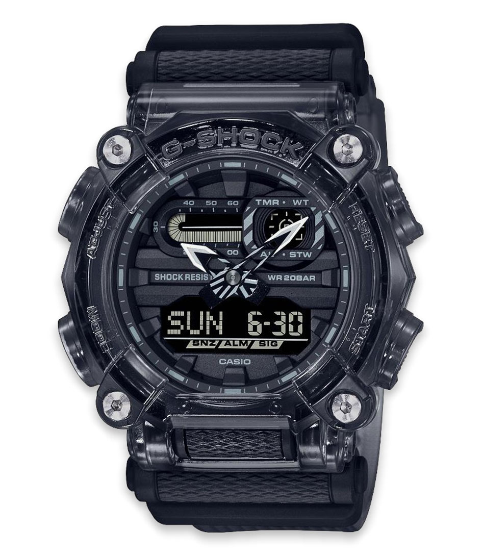 G-SHOCK G Shock Classic Style GA 900SKE 8AER Skeleton Series Black horloge online kopen