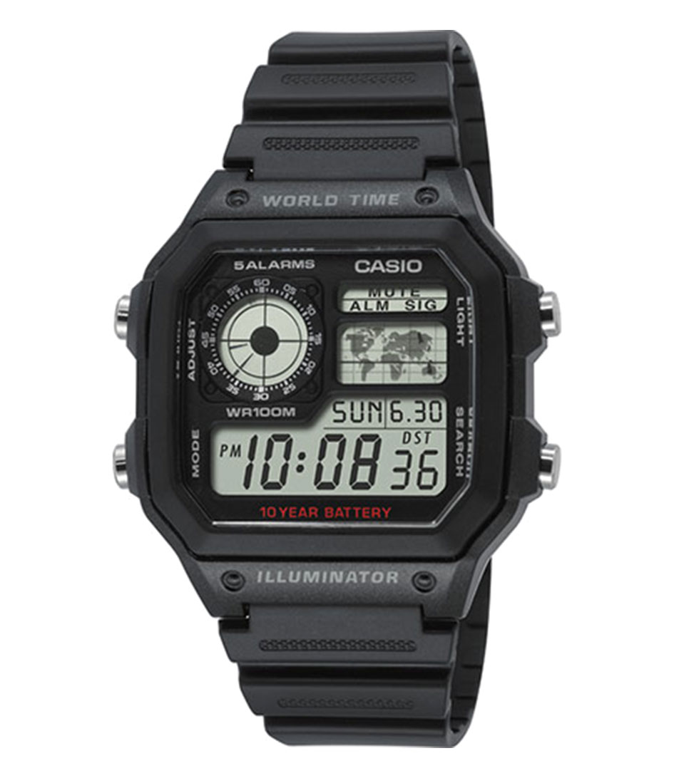 Casio Collection AE 1200WH 1AVEF World Time horloge online kopen