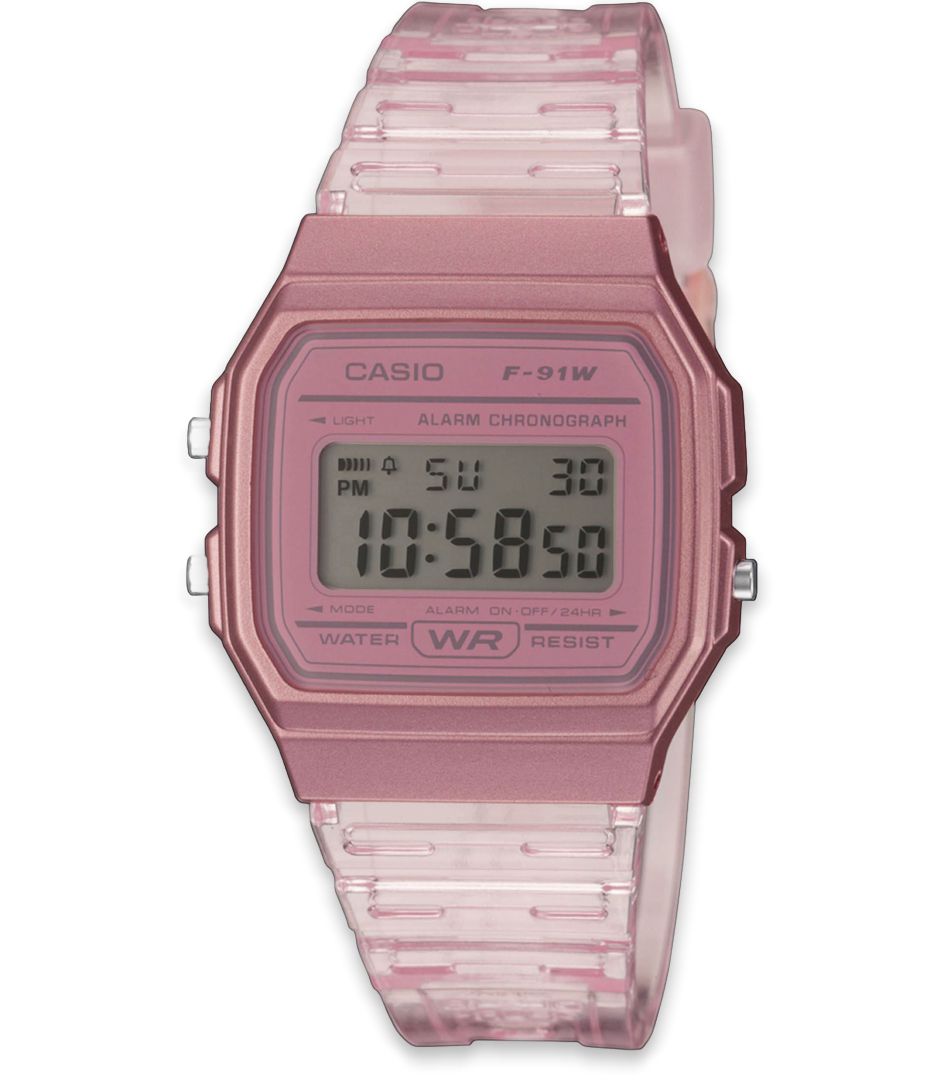 Casio Horloges Collection F 91WS 4EF Roze online kopen