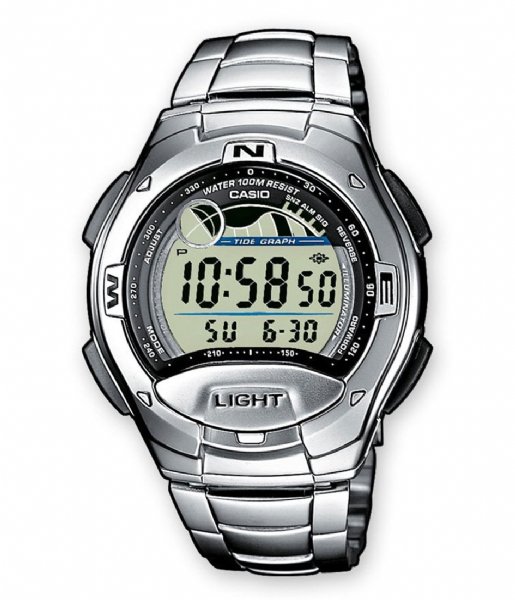 Casio  Casio Collection W-753D-1AVES Grijs