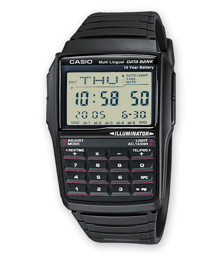 Casio Horloges Vintage Edgy DBC 32 1AES Zwart online kopen
