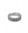 Camps en Camps  silver plated dotted ring Silver plated