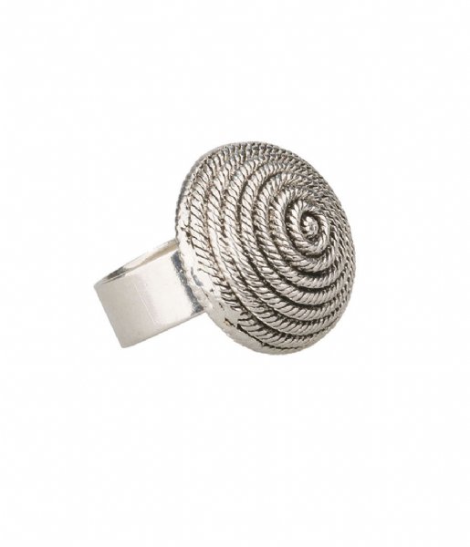 Camps en Camps  silver plated globe ring Silver plated