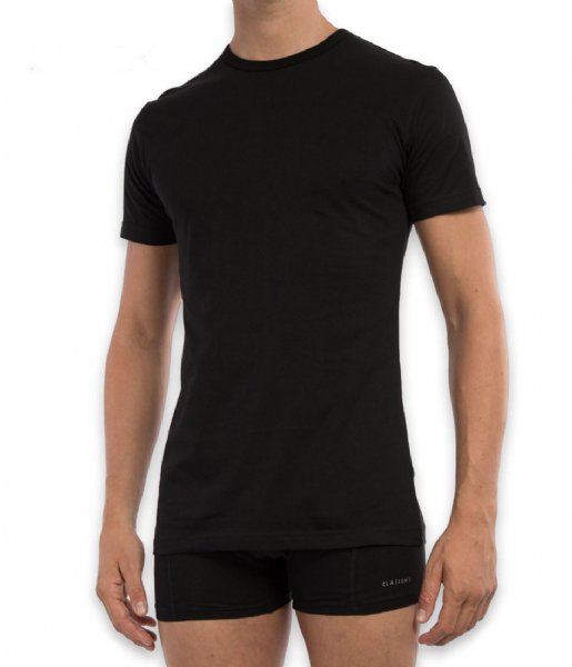 Claesens  2-pack T-shirt SS Black