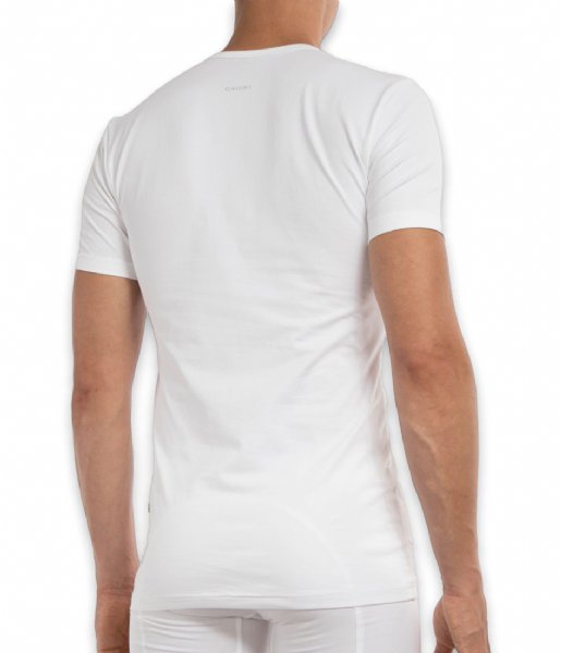 Claesens  2-pack V-neck T-shirt SS White