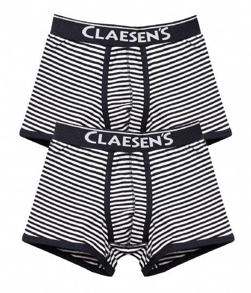 Claesens  Boys 2-pack Boxer Navy/White Stripes