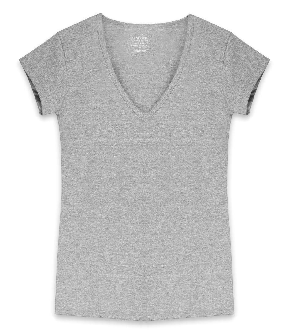 Claesens Women T Shirt Round neck s/s Grey(cl 8015 ) online kopen