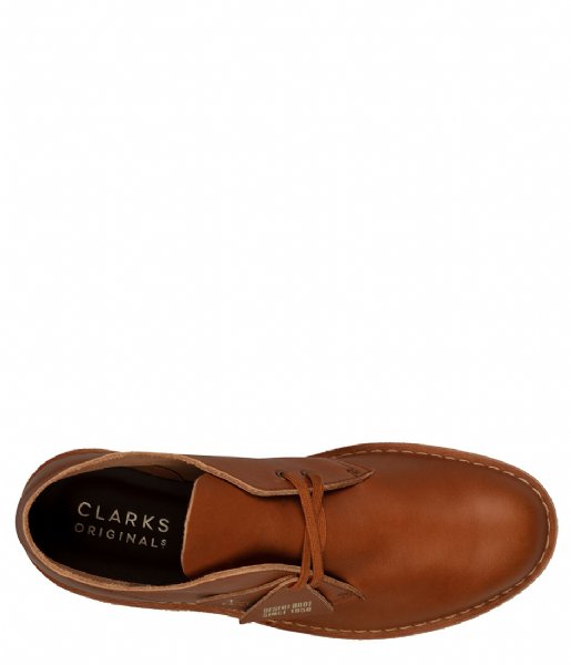 Clarks Originals  Desert Boot Men Dark Tan Lea