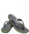 Crocs Slippers Crocband Flip Graphite Volt Green (0A1)