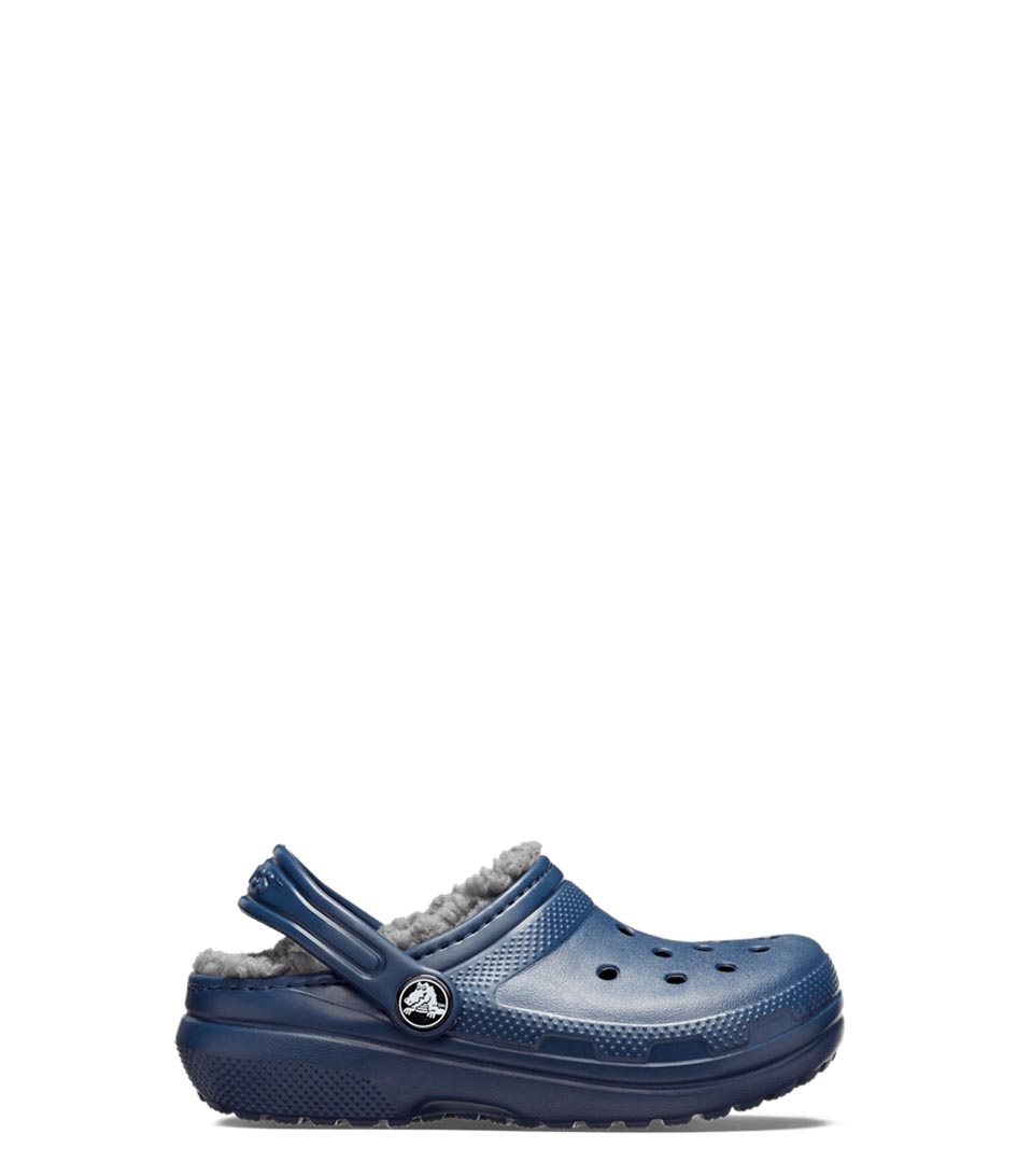 Crocs House slippers Classic Lined Clog Toddler Navy Charcoal (459 ...