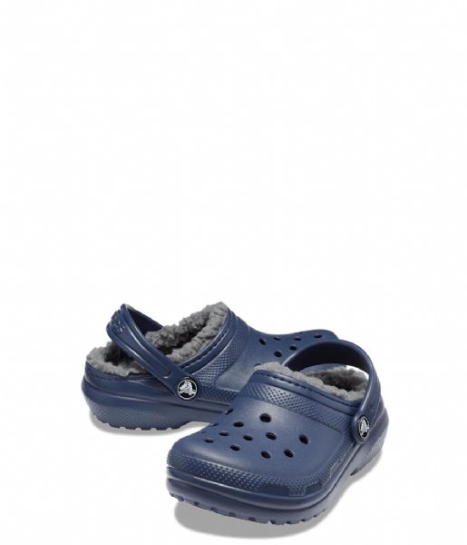 Crocs  Classic Lined Clog Toddler Navy Charcoal (459)