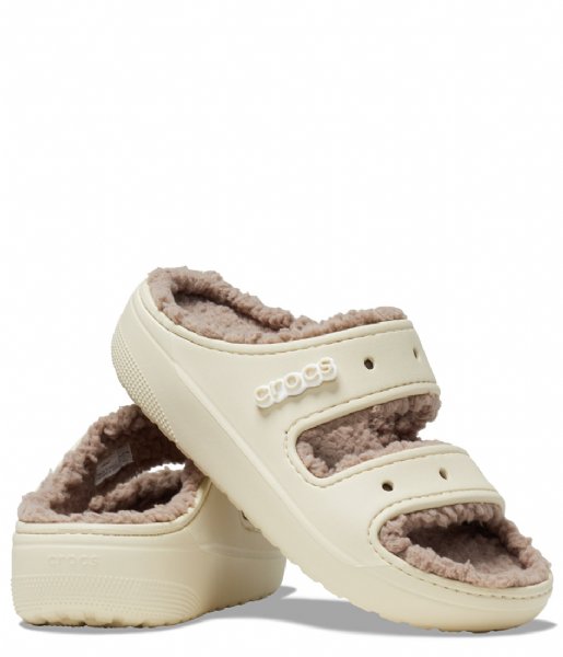 Crocs Clog Classic Cozzzy Sandal Bone Mushroom (2YC)