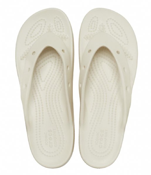 Crocs Slippers Classic Platform Flip Bone (2Y2)