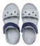 Crocs  Crocband Sandal Kids Light Grey Navy (01U)