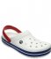 Crocs Clog Crocband White Blue Jeans (11I)