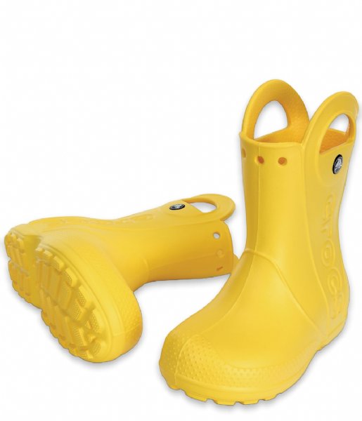 Crocs Regenlaarzen Handle It Rain Boot Kids Yellow (730)