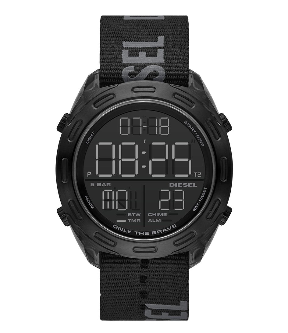 Diesel Horloges Crusher DZ1985 Zwart online kopen