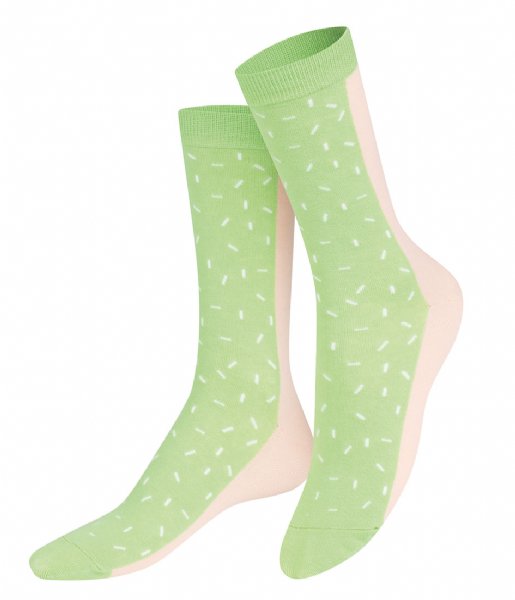 Eat My Socks  Socks Dolce Gelato Pink Green