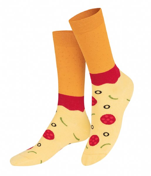 Eat My Socks  Socks Napoli Pizza Brown