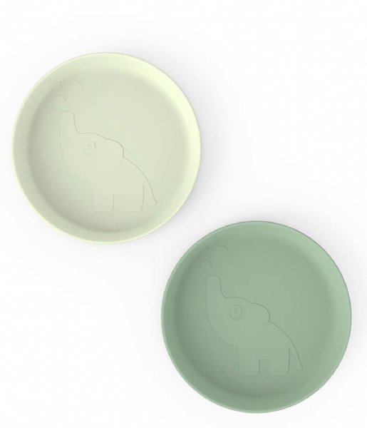 Done by Deer  Kiddish Plate 2 Pack Green (30)
