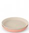 Done by Deer  Kiddish Plate 2 Pack Sand Coral (71)