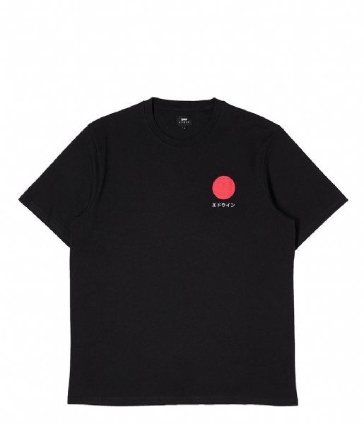 Edwin  Japanese Sun T-Shirt Black (8967)