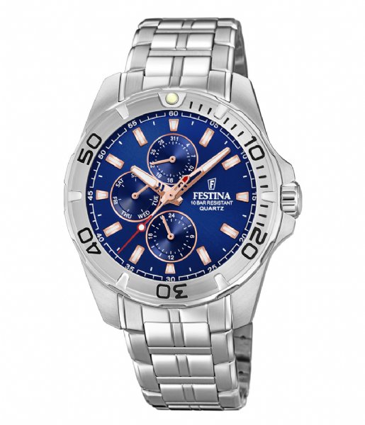 Festina  Watch Multifunction Silver colored 