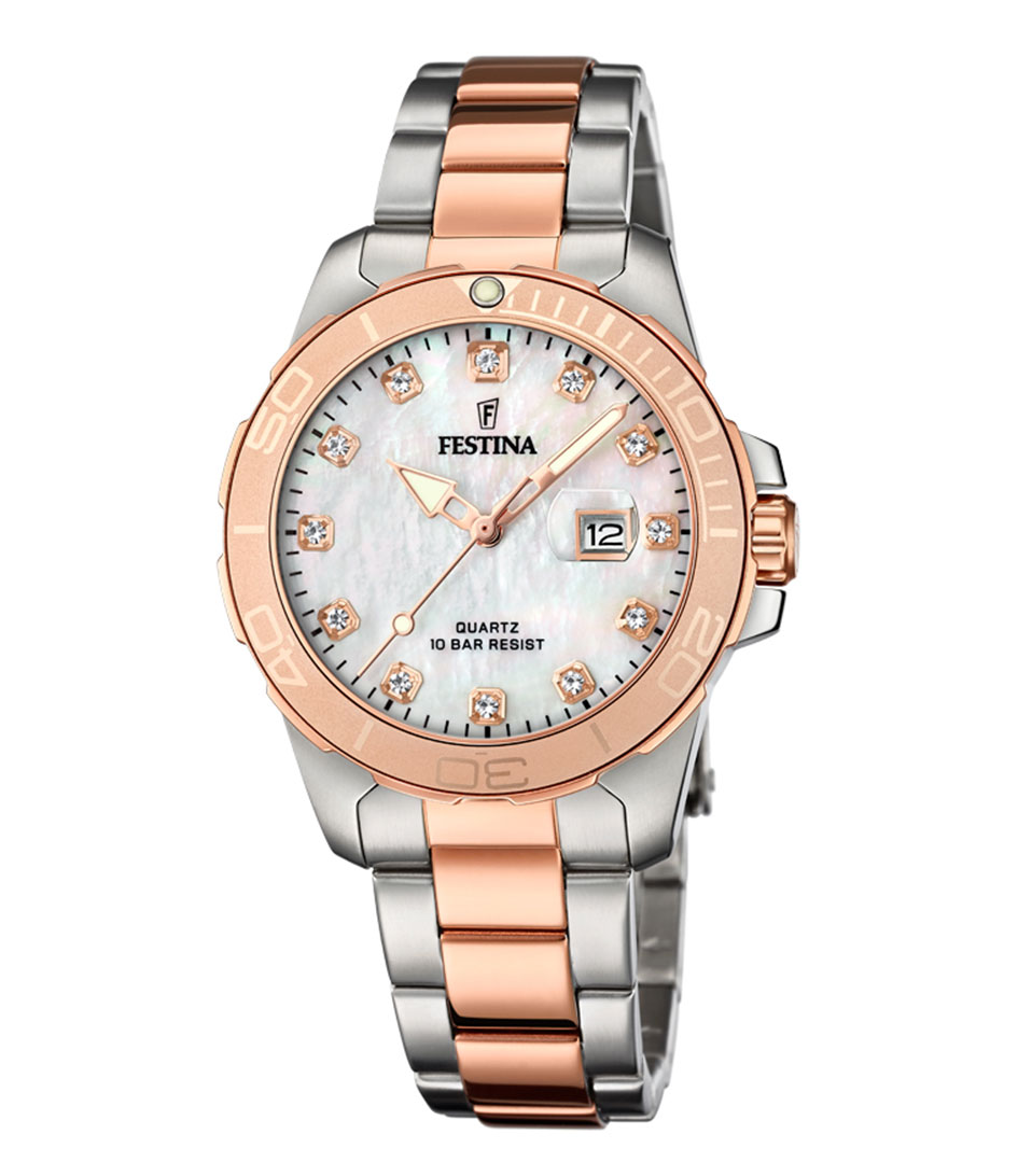 Festina Horloges Watch Boyfriend collection Ros&#233, goudkleurig online kopen
