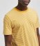 Selected Homme  Stripe Ss O-Neck Tee W Golden Spice Bright White