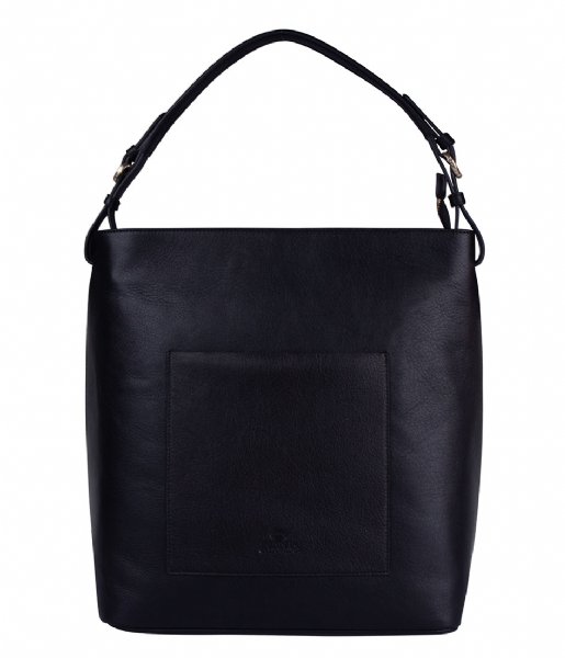 Maak los uitvinding mate Fred de la Bretoniere Schoudertas Shoulderbag soft nappa leather Black |  The Little Green Bag