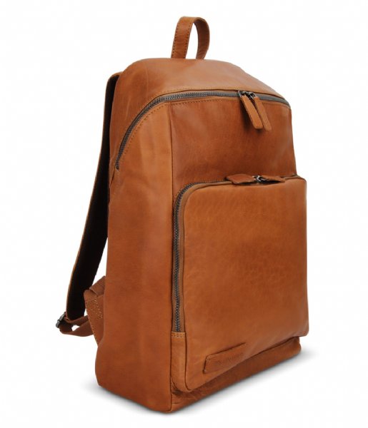Plevier  Amaril Laptop Backpack 15.6 Inch Cognac (3)