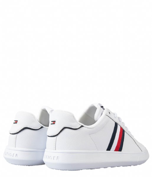 Tommy Hilfiger  Corporate Leather Cup Stripes White (YBS)