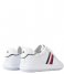 Tommy Hilfiger  Corporate Leather Cup Stripes White (YBS)