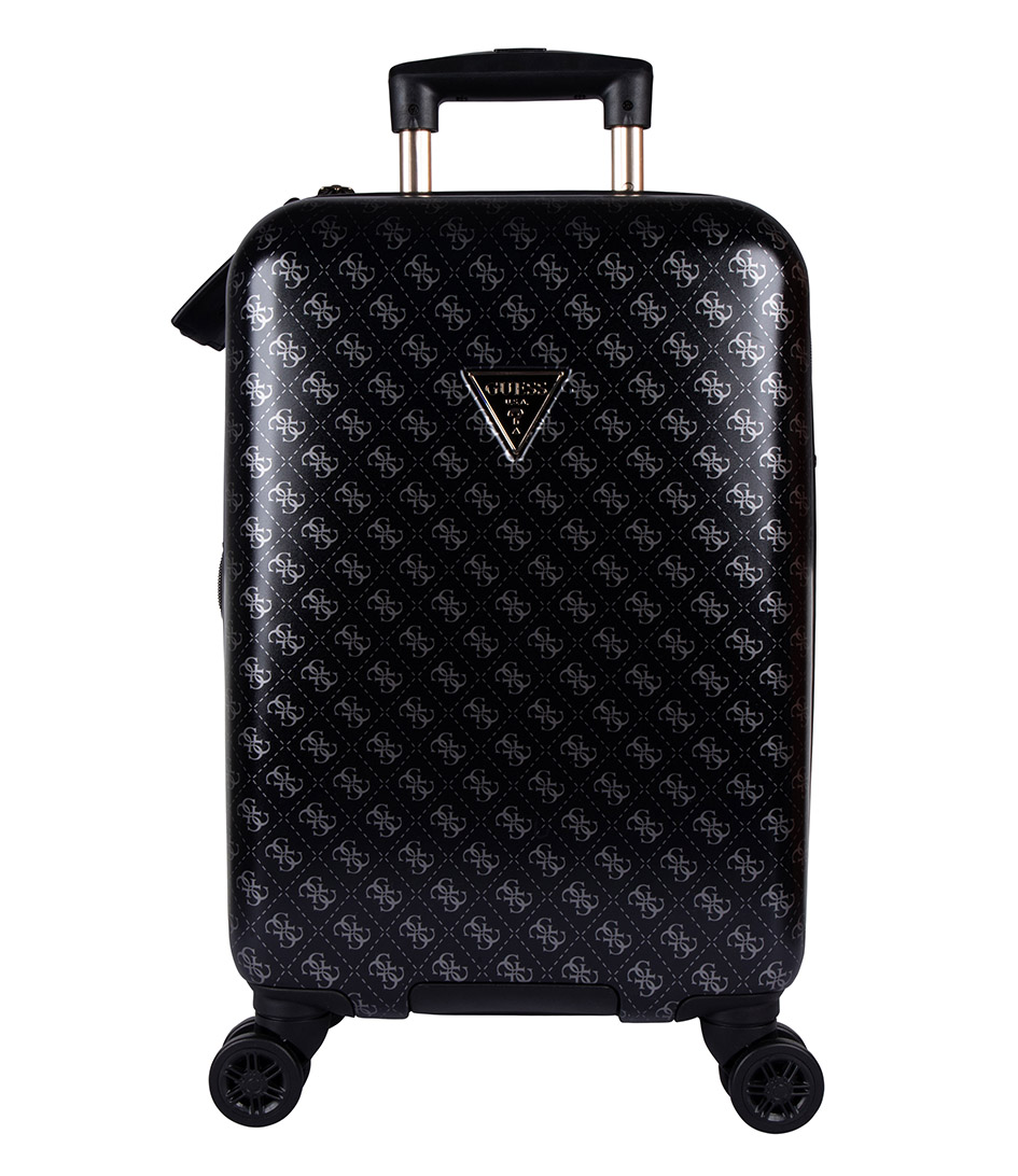 Guess Suitcases Jesco 8-Wheel 18 In Coal (COA) | The Little Green Bag