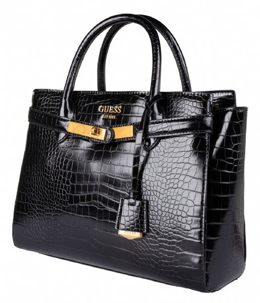 Guess  Enisa High Society Satchel Black