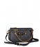 Guess  Izzy Double Pouch Crossbody Coal Logo (CLO)